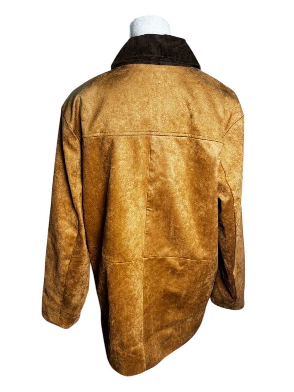 Tuckernuck HYACINTH HOUSE Chestnut Faux Suede Cody Jacket Large NWOT - Picture 4 of 7